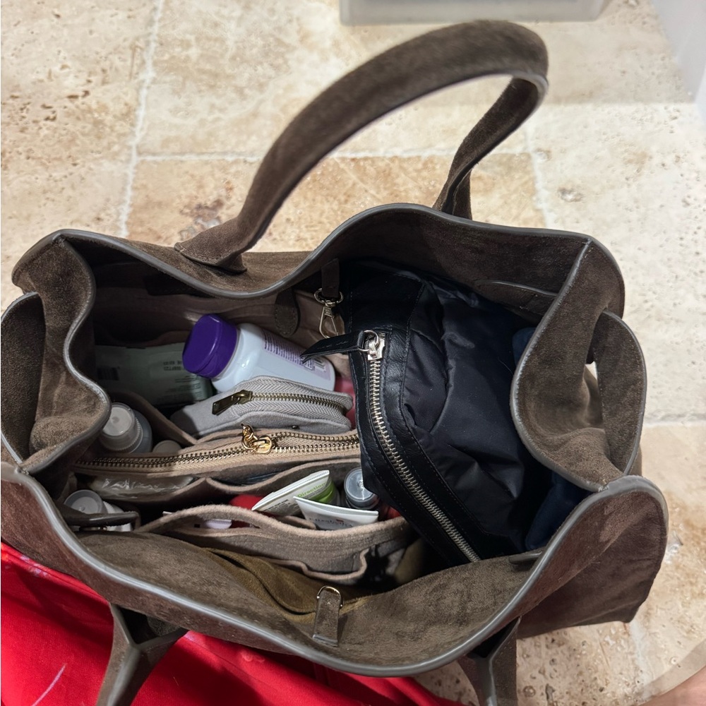 OAK + FORT Suede Tote Bag - Picture 8 of 9